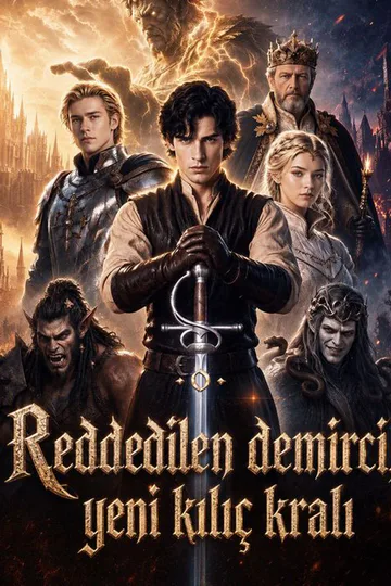 Reddedilen demirci, yeni kılıç kralı afişi