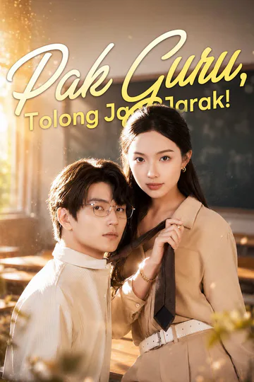 Poster Pak Guru, Tolong Jaga Jarak!