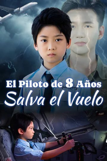 Póster de El Piloto de 8 Años Salva el Vuelo