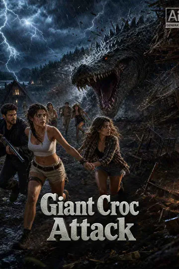 Giant Croc Attack poster