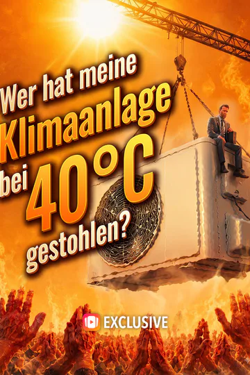 Poster von Wer hat meine Klimaanlage bei 40°C gestohlen?