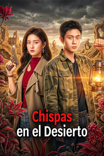 Póster de Chispas en el Desierto(Doblado)